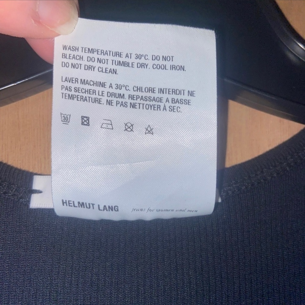 Helmut Lang PAINTED RIB MASC TANK DRESS - Picture 4 of 12